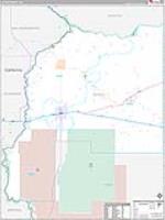 La Paz, Az Carrier Route Wall Map